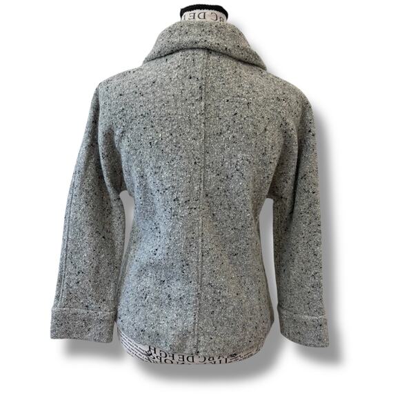 Isabel Marant Etoile Size 1 (S) Gray Wool Tweed Cardigan Sweater Designer - Picture 7 of 7